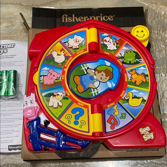 Fisher-Price See 'n Say The Farmer Says Speaking Educational Toy / New in Box - Picture 3 of 4